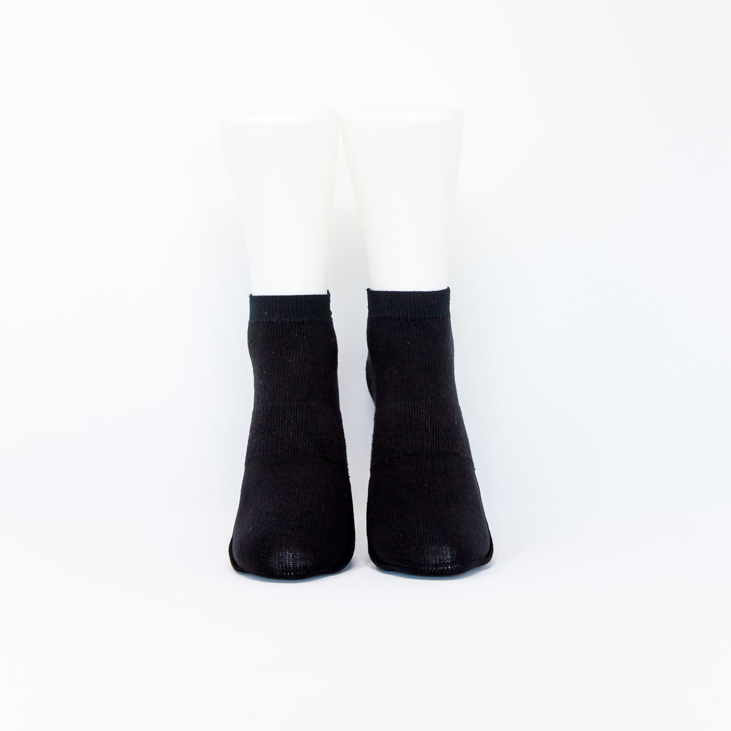 Open & Closed Toe Yoga Socks | Seamless, Non-Slip Grip- Black
