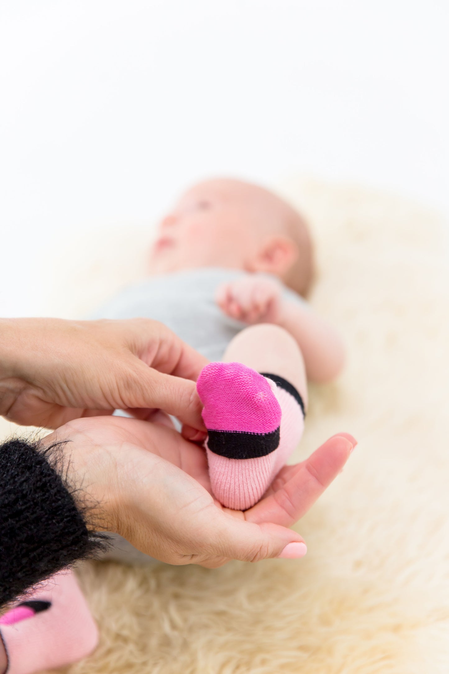 Newborn cotton socks for perfect fit