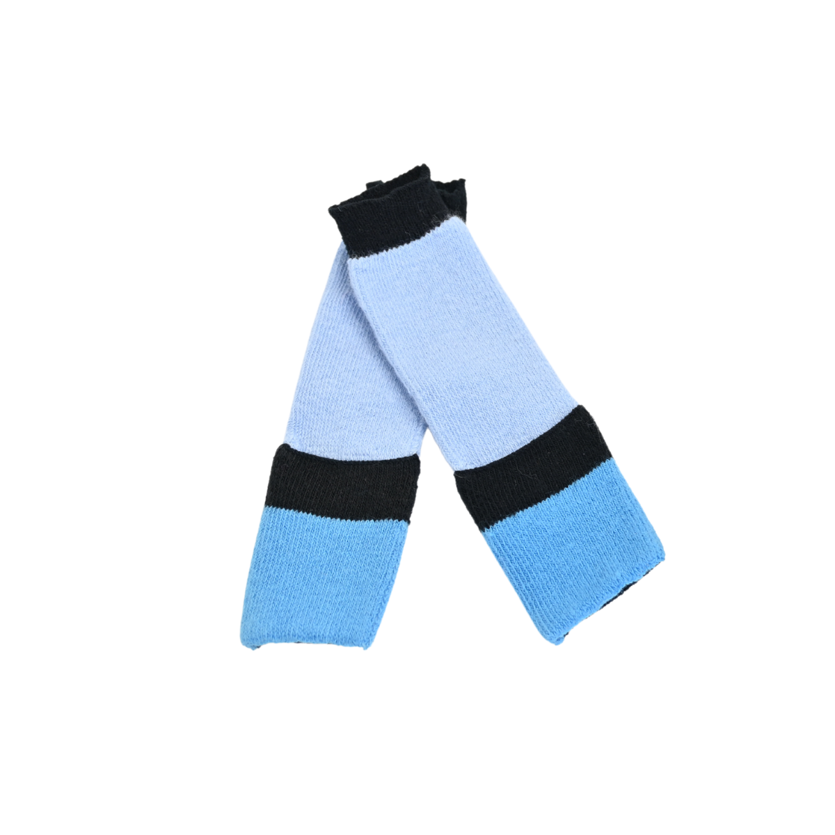 peekaboo Newborn cotton socks - Blue that allow you to cover or uncover toes