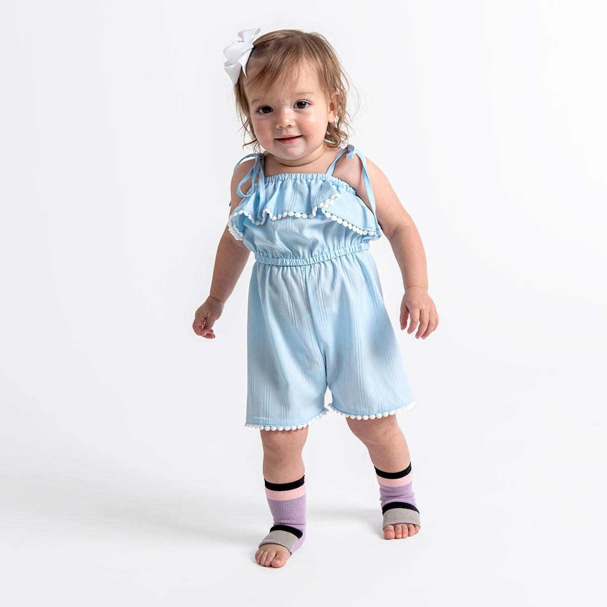 Peekaboo Baby gripper socks - Open toe socks