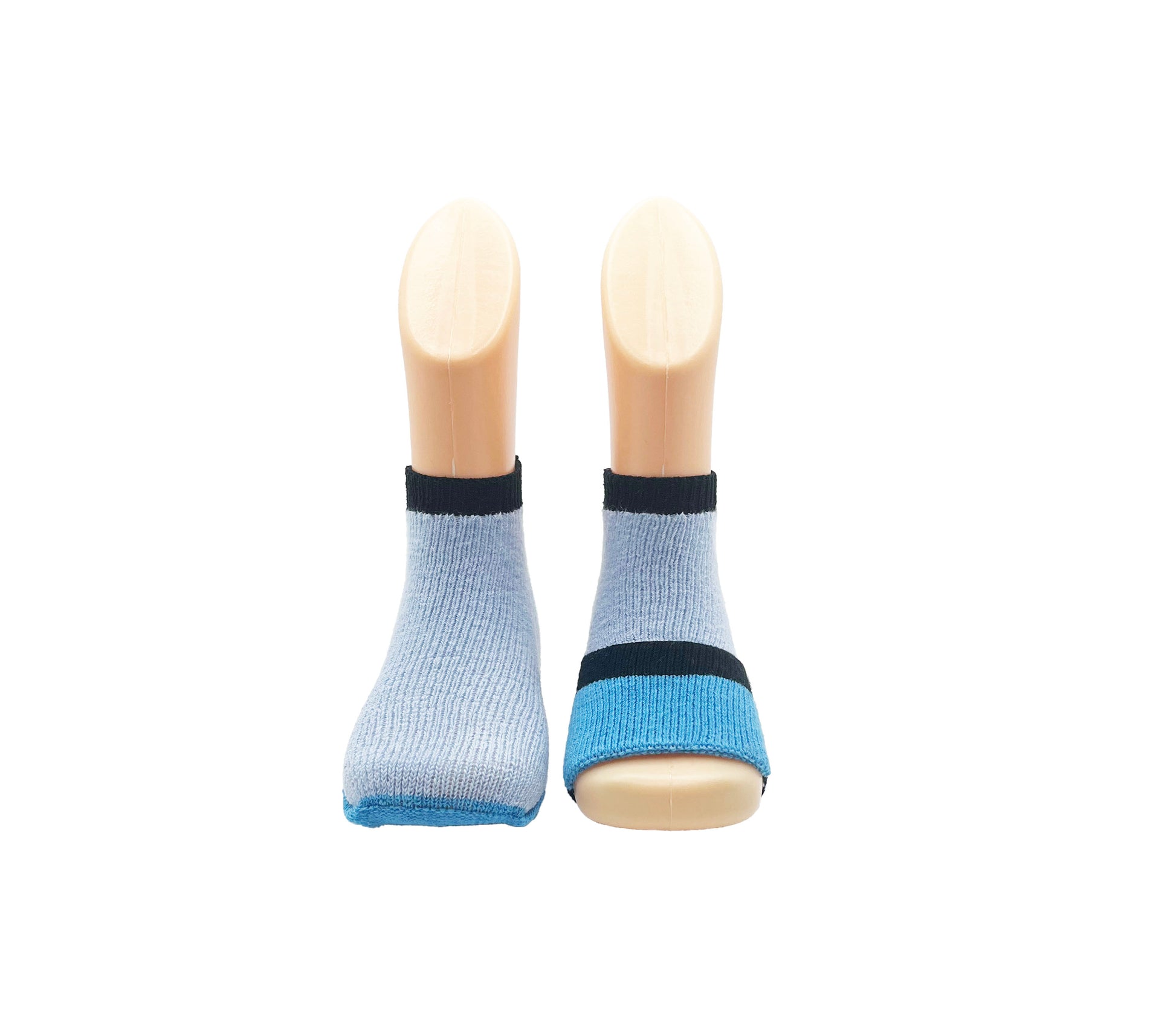 Peekaboo newborn socks -Blue