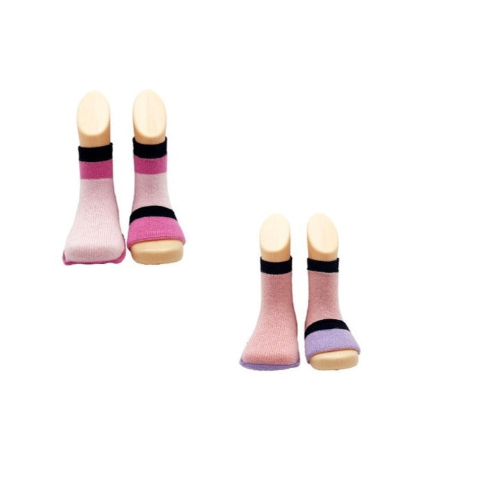 Baby Gripper socks -2 pack -Pink