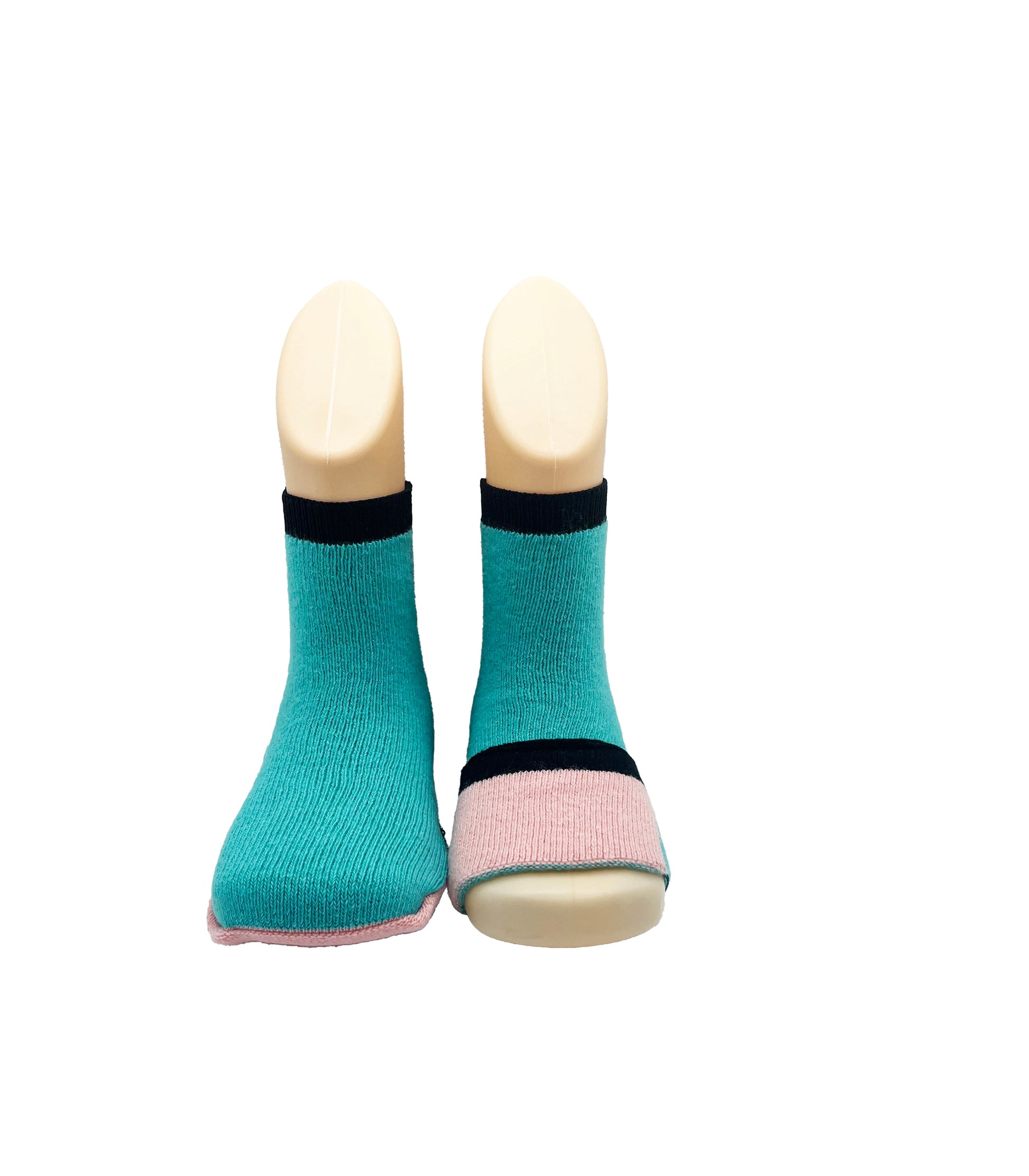 Peekaboo toddler socks - Teal